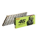 DID(大同工業) VR46コラボチェーン 525VR/46-118L ZJ(カシメ) シルバー&ゴールド DID525VR/46-118L バイク
