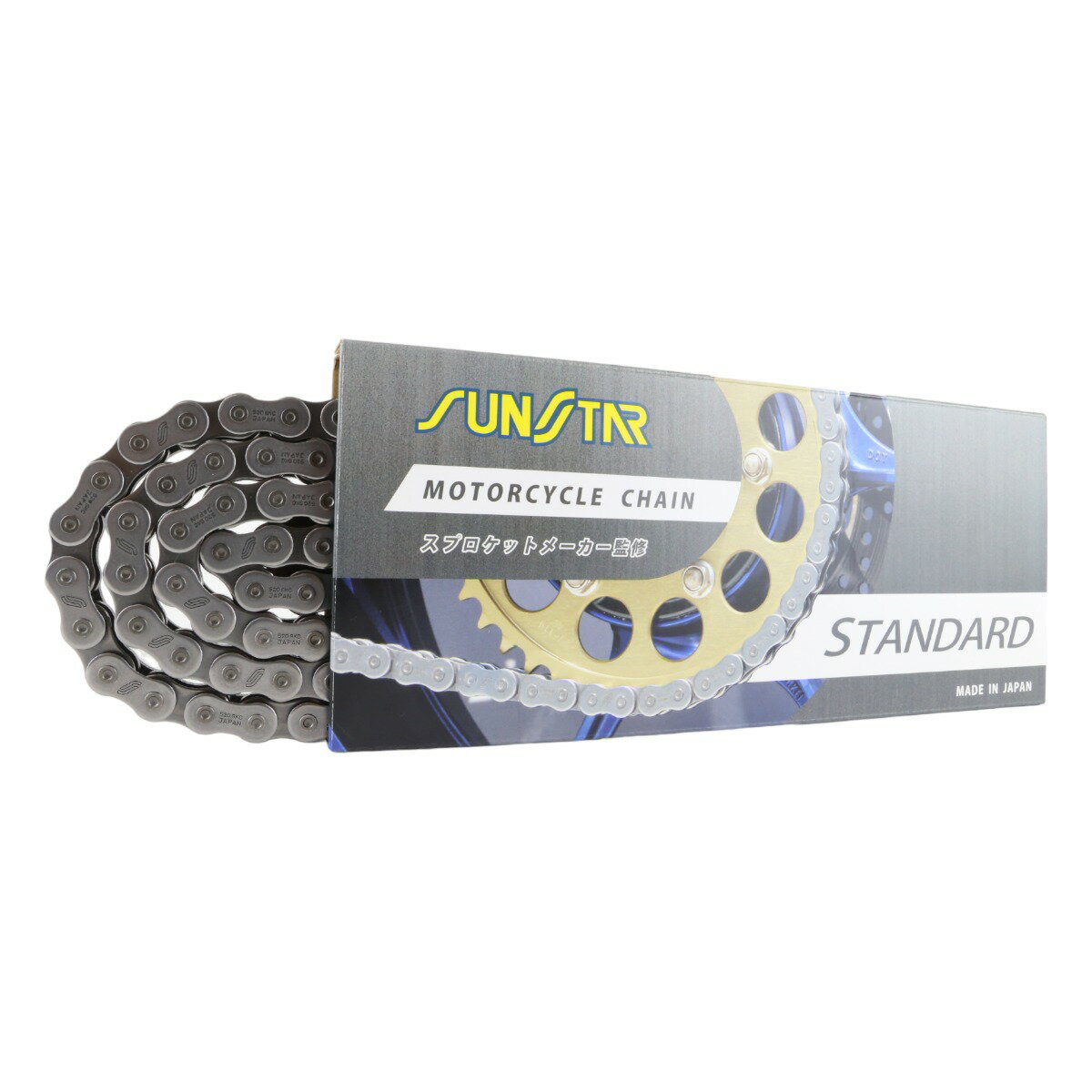SUNSTAR(サンスター) モーターサイクルチェーン 530-116L スタンダード SS530SKC-116NT バイク