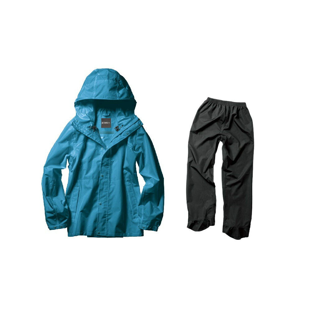 Makku(マック) AS-5140 パノラマバッグインレインスーツ スカイブルー L バイク 雨具・レインウェア
