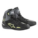 alpinestars(アルパインスターズ) FASTER-3 DRYSTAR SHOE ブラック/グレー/イエローフルオ 7(25.0cm) バイク シューズ(2)