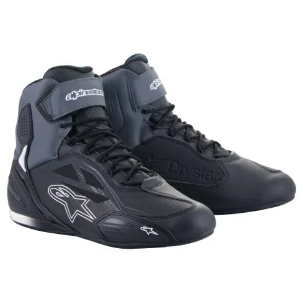 alpinestars FASTER-3 DRYSTAR SHOE ブラック/ダークグレー 9.5(27.0cm) バイク シューズ(2)