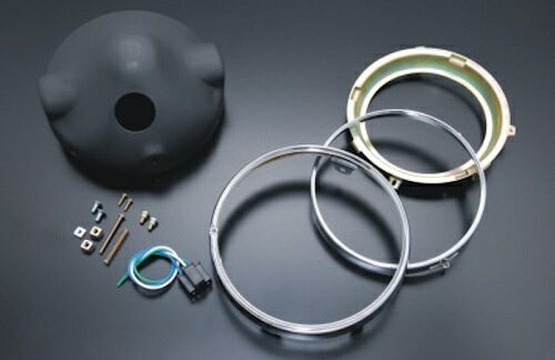 DOREMI COLLECTION ヘッドライトリムケース(黒)セット(180Φ用) 10297 バイク