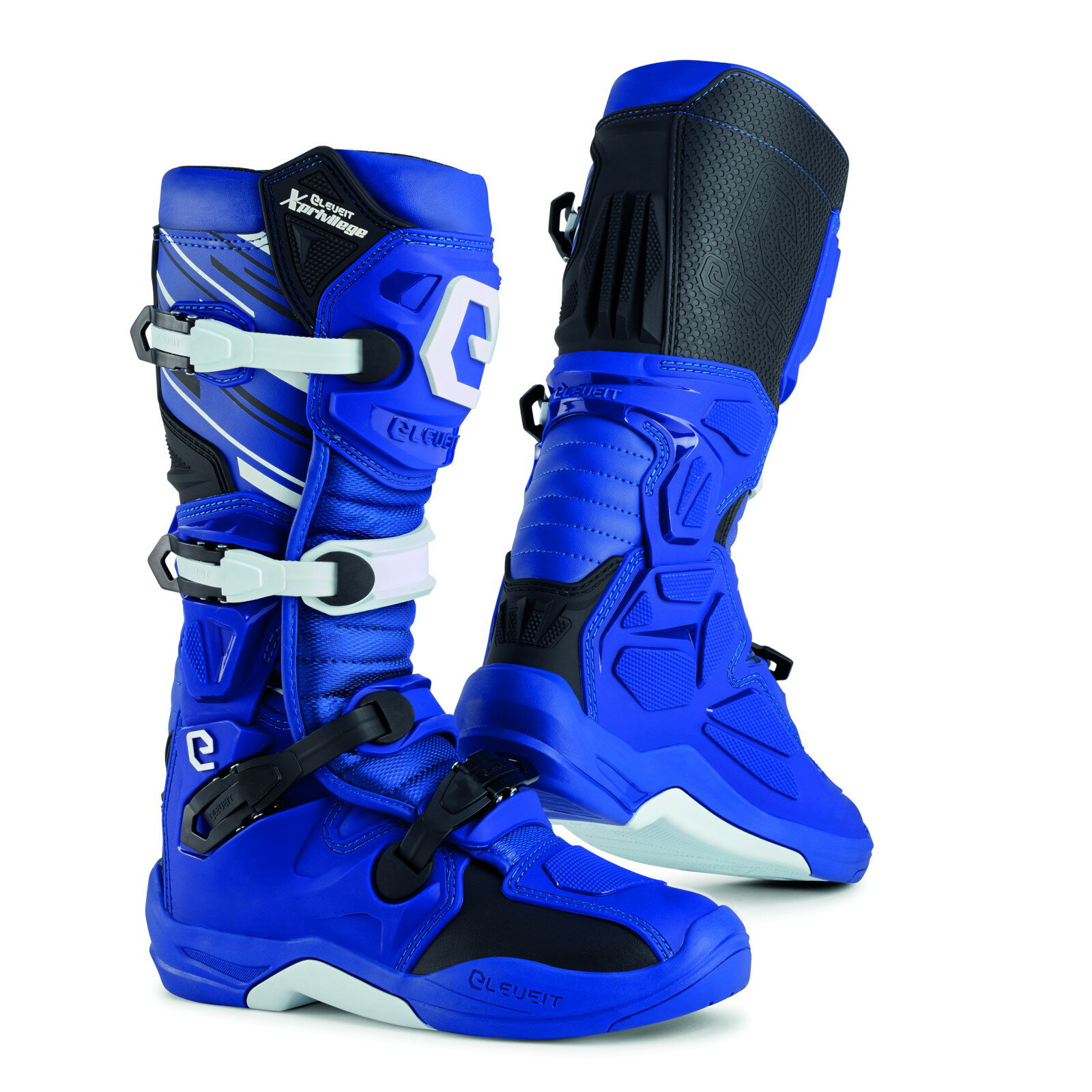 Eleveit X プリビレッジ オフロードブーツ ブルー 26.0cm 防水 保護 林道 バイク アパレル