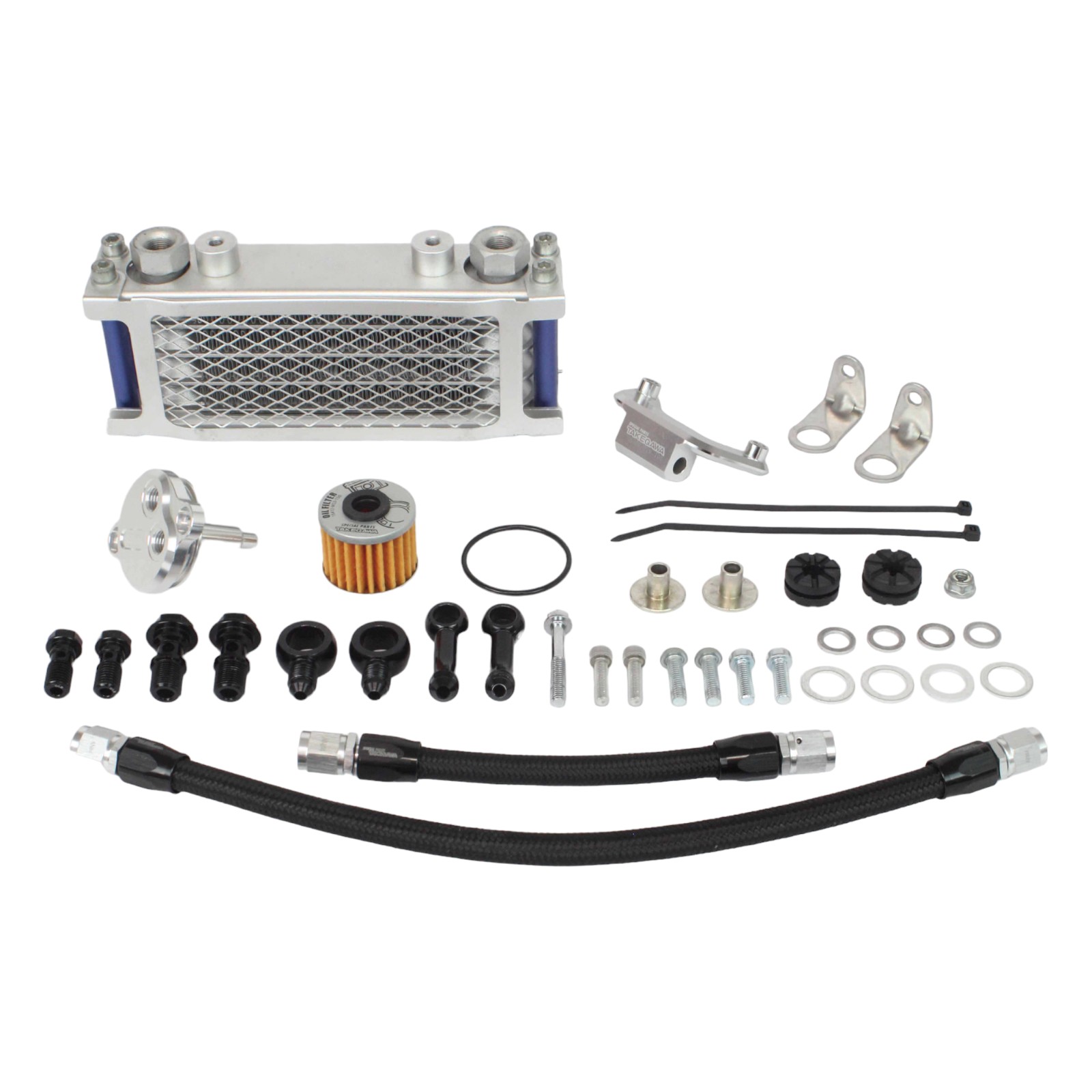 SP武川(SPタケガワ) コンパクトクールキット(4フィン/AN#4/4Vヘッド下/フィルター) 07-07-0468 バイク ..