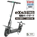 大阪万博 採用モデル eXs(エクス) 電動キックボード eXs 1 TKG (エクスワン 特定小型原動機付自転車)