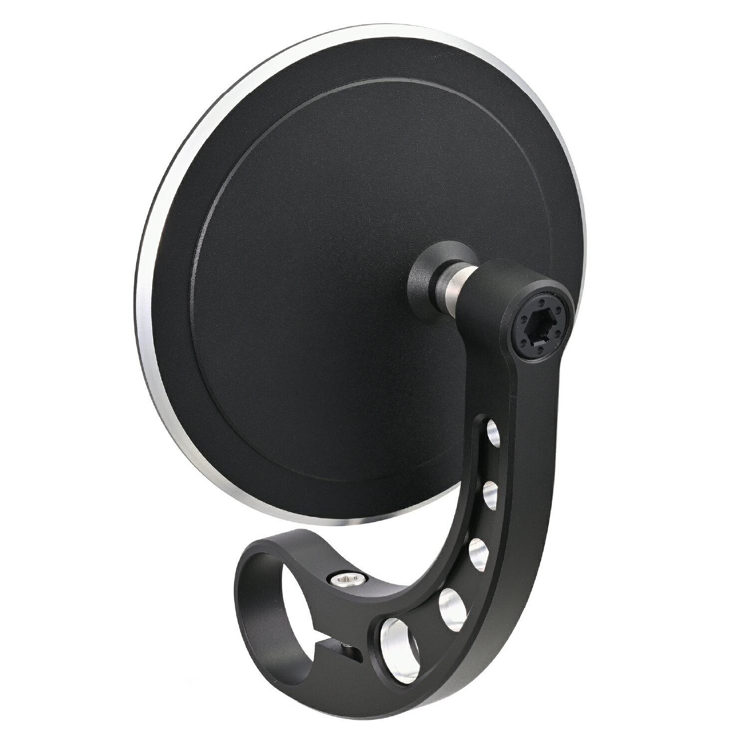 DAYTONA ハイビジミラー バーエンドミラー スリムタイプ 左右共通 Φ30用 MIKAZUKI CIRCLE コントラスト..