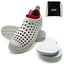 ccilu(チル) 3WAY軽量スニーカー (UNISEX) WHITE/RED 28.5cm INTUTION WILL JP バイク シューズ