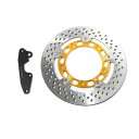 EVATEK(エヴァテック) フロントブレーキ245mm ディスクキット ゴールド クロスカブ110 EVT-3111-GD バイク ディスクローター(2)
