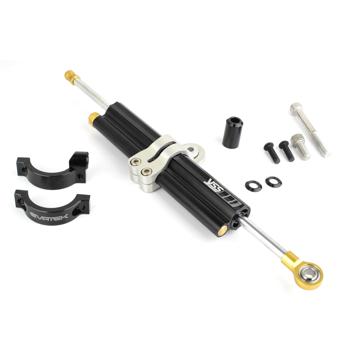 EVATEK(エヴァテック) フロントフォークダンパーキット 30段階調整式 ブラック ハンターカブCT125 EVT-5135-BK バイク ステアリングダンパー