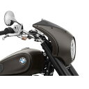 Wunderlich(ワンダーリッヒ) フロントマスク Manhattan metallic matt (黒 子持ちライン) W18000-055 バイク 外装パーツ