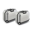 Wunderlich(ワンダーリッヒ) サイドケースセット X-CASE X36 純正キー対応 aluminium W30166-200 バイク