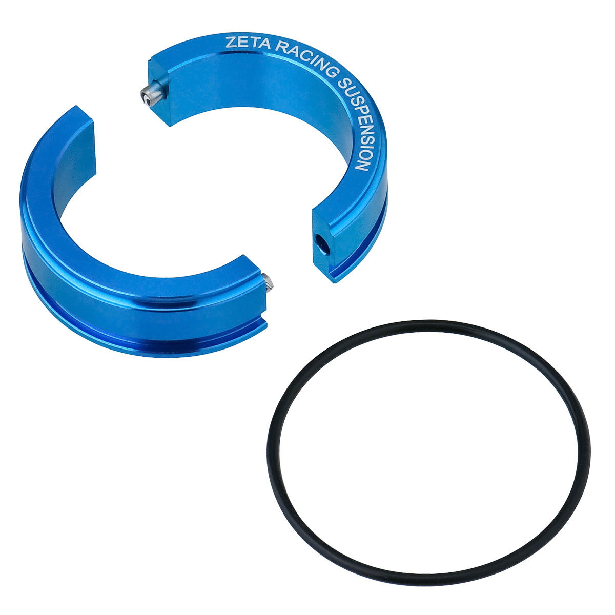 ZETA(ジータ) サスペンションローダウンキット アウターキット 46φ -40mm リヤ H-ブルー C0350 バイク