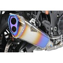 R’s Gear(アールズギア) GT SPEC フルエキゾースト ツイン マフラー チタンドラッグブルー GS17-T2DB バイク フルエキゾーストマフラー