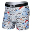 SAXX(サックス) VOLT BREATHABLE MESH ボクサーブリーフ グレー(GHM) XXL SXBB29-GHM バイク アンダー・インナーウェア