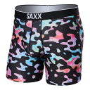 SAXX(サックス) VOLT BREATHABLE MESH ボクサーブリーフ ブラック/ピンク(OCM) M SXBB29-OCM バイク アンダー・インナーウェア