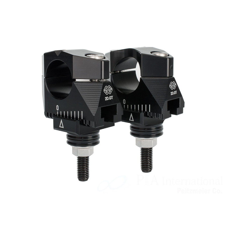 GILLES TOOLING アジャスタブルハンドルバーライザー マウントキット 2DGT 2DGT0226B バイク