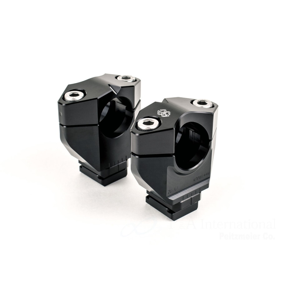 GILLES TOOLING アジャスタブルハンドルバーライザー マウントキット 2DGT 2DGT0923-BK バイク