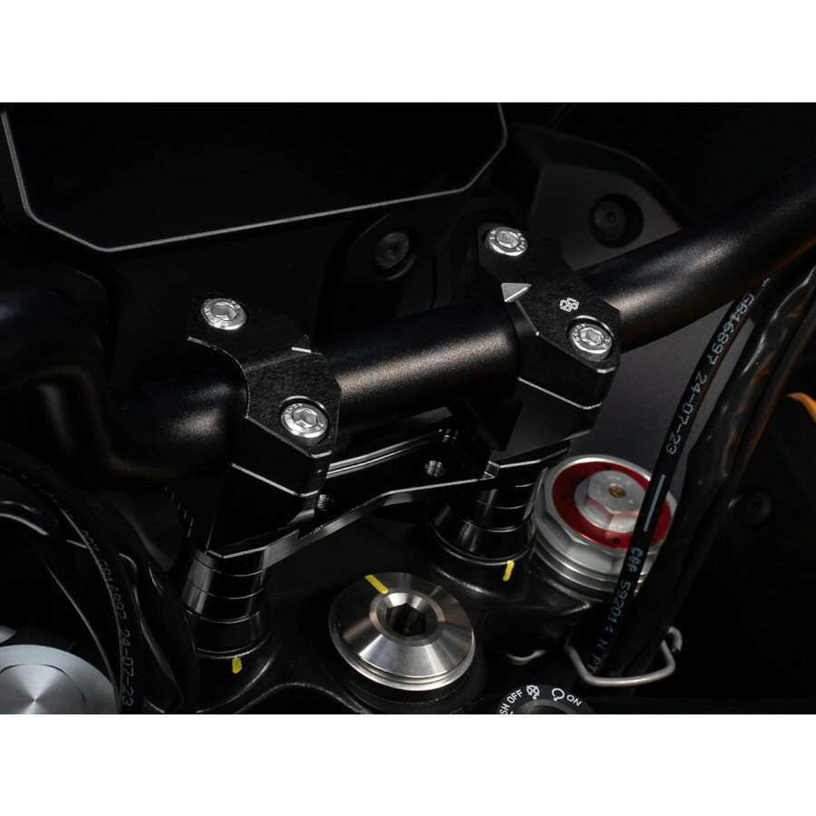 GILLES TOOLING アジャスタブルハンドルバーライザー マウントキット 2DGT 2DGT21B バイク