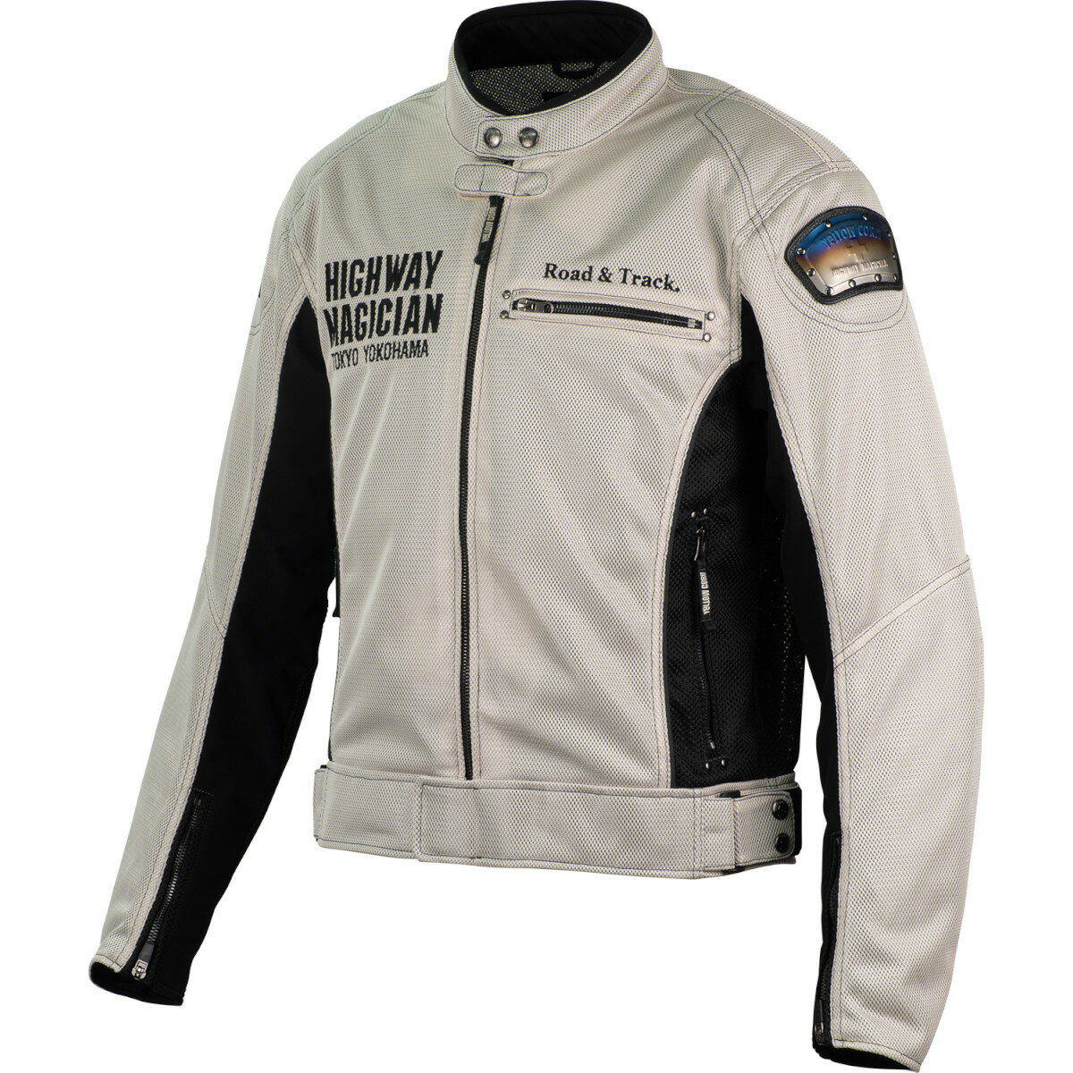 YeLLOWCORN YB-5101 メッシュジャケット アイボリー L バイク(2)