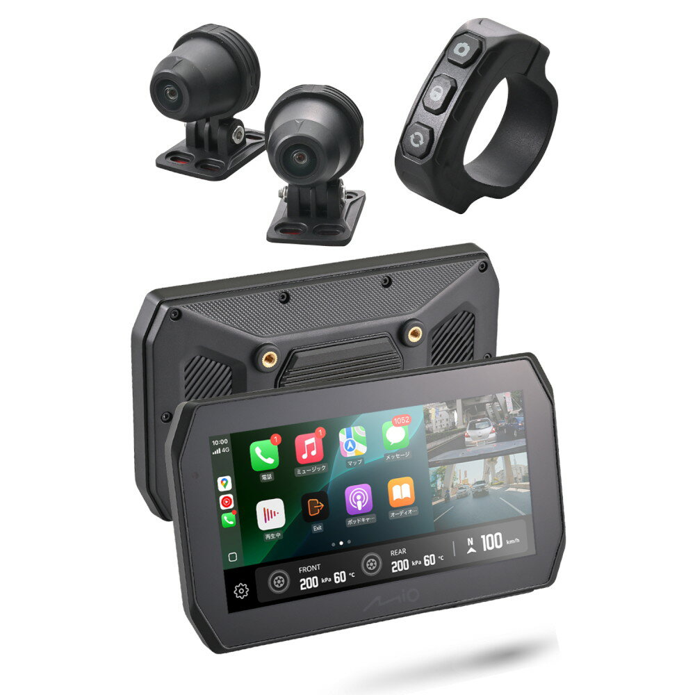 DAYTONA ドライブレコーダー付きスマートモニター MiVue MK50 61612 バイク