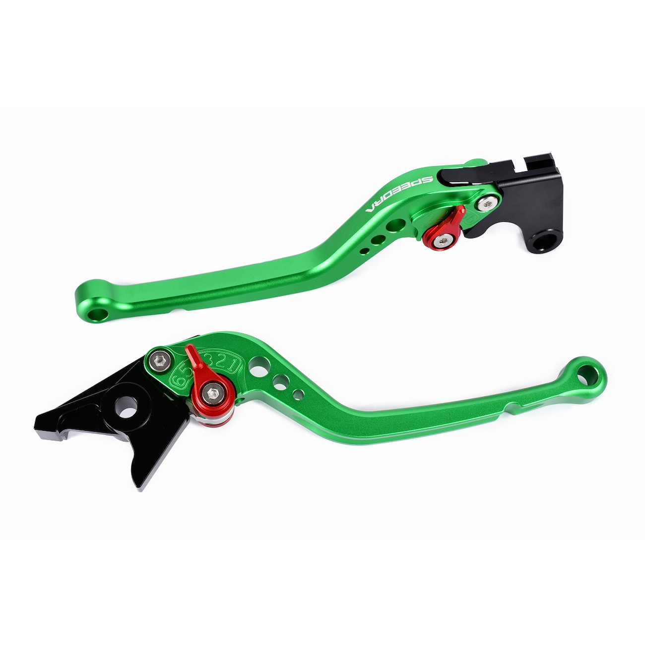 SPEEDRA アジャストレバー スタンダードロング(レバー/マットグリーン アジャスター/マットレッド) LVB..