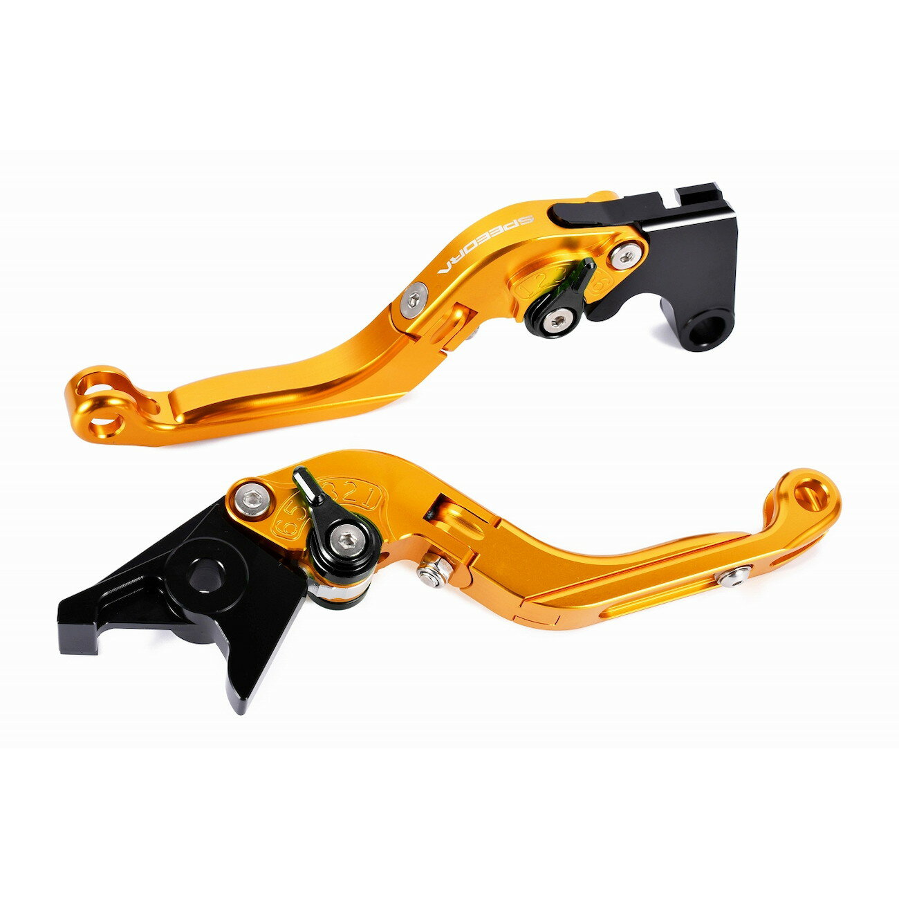 SPEEDRA アジャストレバー 可倒延長式(レバー/ゴールド アジャスター/ブラック エクステンション/グリ..