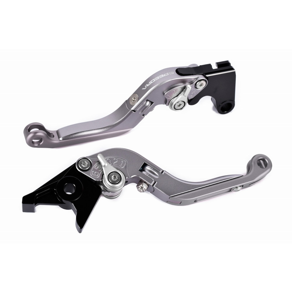 SPEEDRA アジャストレバー スタンダード可倒式(レバー/マットゴールド アジャスター/マットシルバー) L..