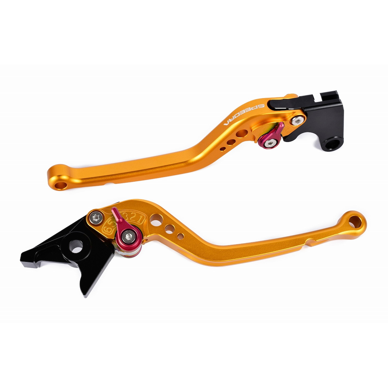 SPEEDRA アジャストレバー スタンダードロング(レバー/マットゴールド アジャスター/マットレッド) LVB..