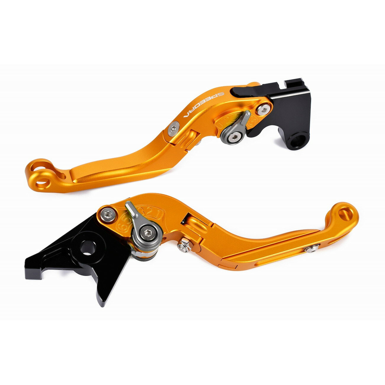 SPEEDRA アジャストレバー 可倒延長式(レバー/マットゴールド アジャスター/マットチタン エクステンシ..