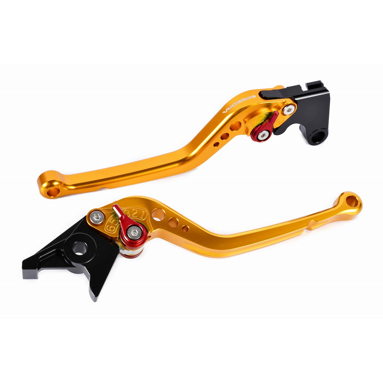 SPEEDRA アジャストレバー スタンダードロング(レバー/ゴールド アジャスター/シルバー) LVBG090GD-SR バイク