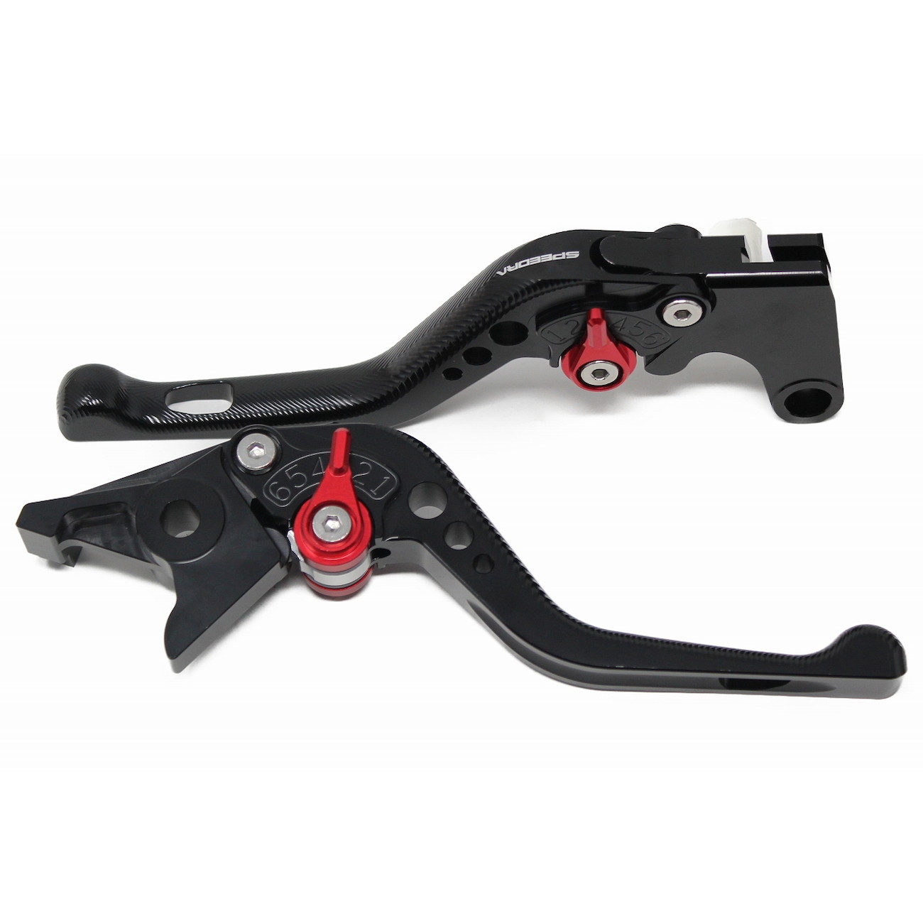 SPEEDRA アジャストレバー 3Dショート(レバー/ブラック アジャスター/ブラック) LVFG090BK-BK バイク