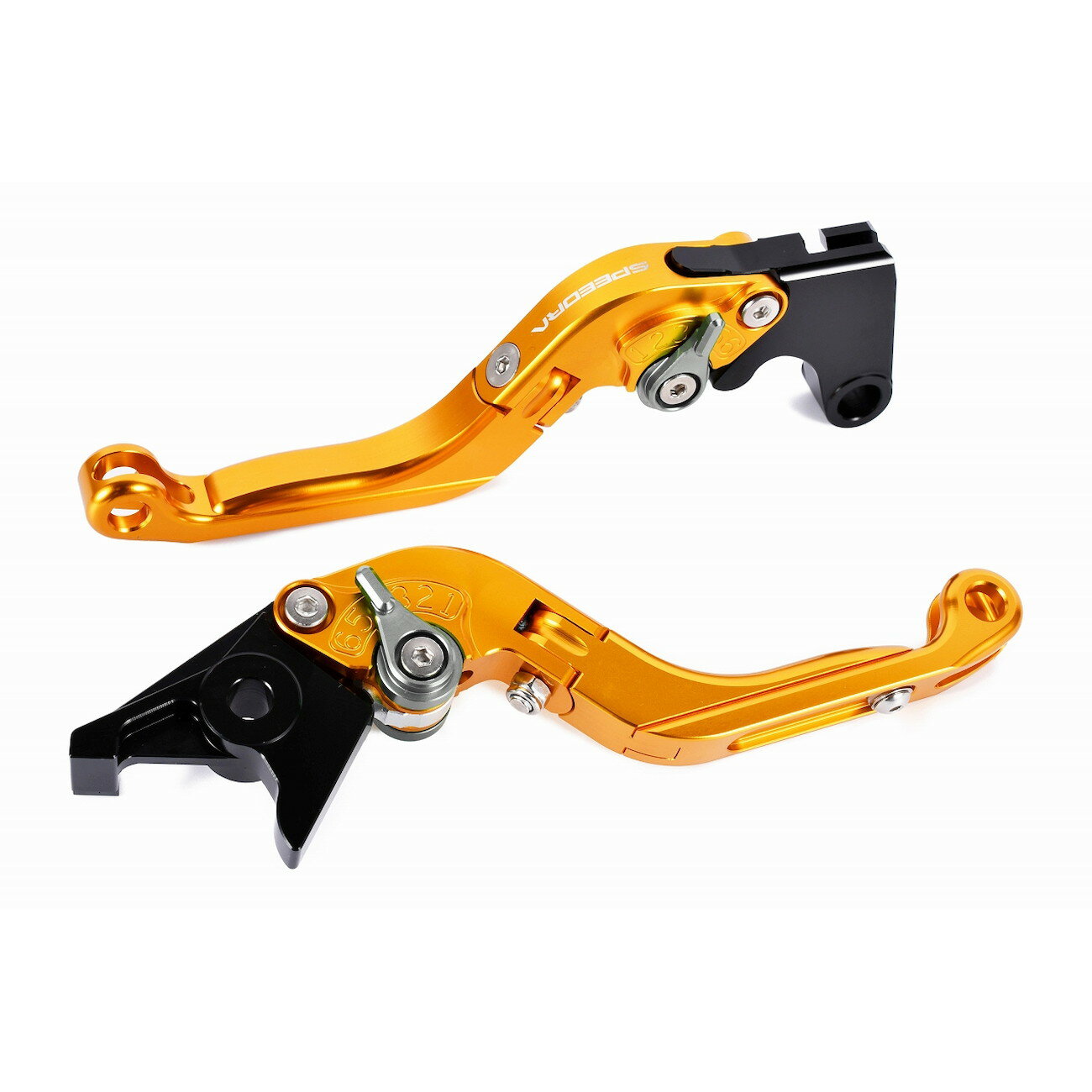 SPEEDRA アジャストレバー 可倒延長式(レバー/ゴールド アジャスター/チタン エクステンション/ブラッ..