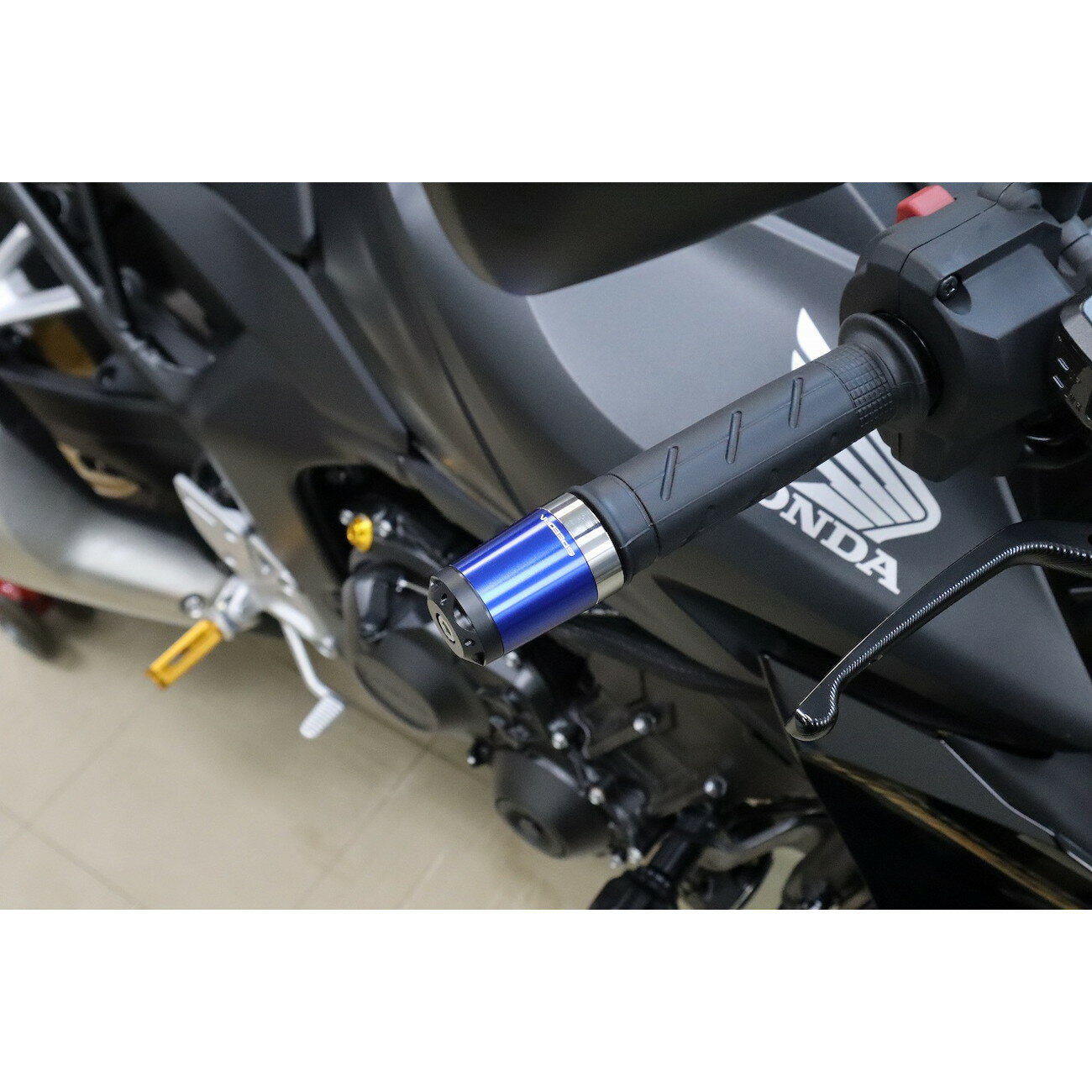 SPEEDRA ヘビーウェイトハンドルバーエンドスライダー CB1000/HORNET(2025) ブルー ABEHL07BE バイク