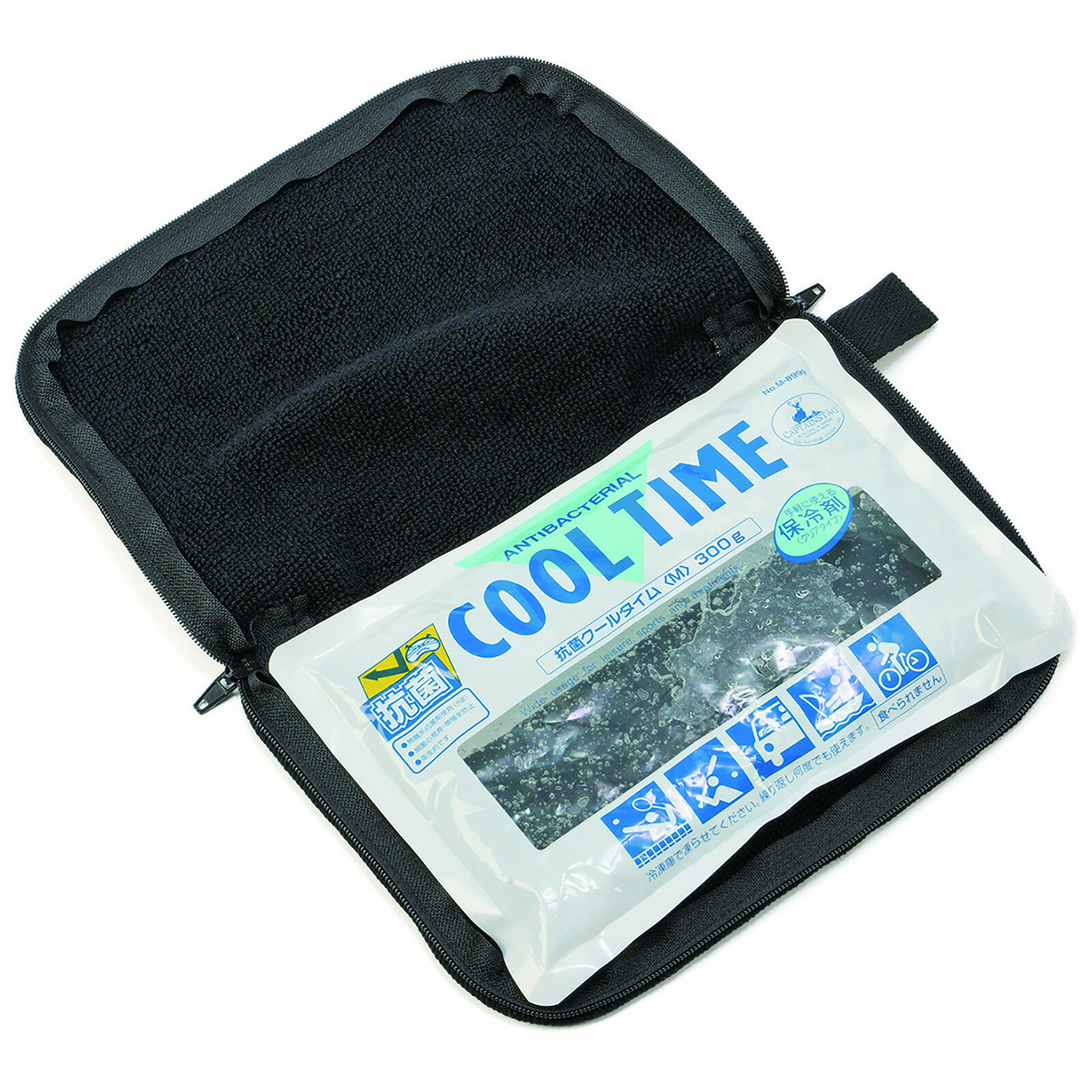 キャプテンスタッグ CHILLOUT CS 保冷剤タオルポーチ M UP-2728 アウトドア用品 クーラー