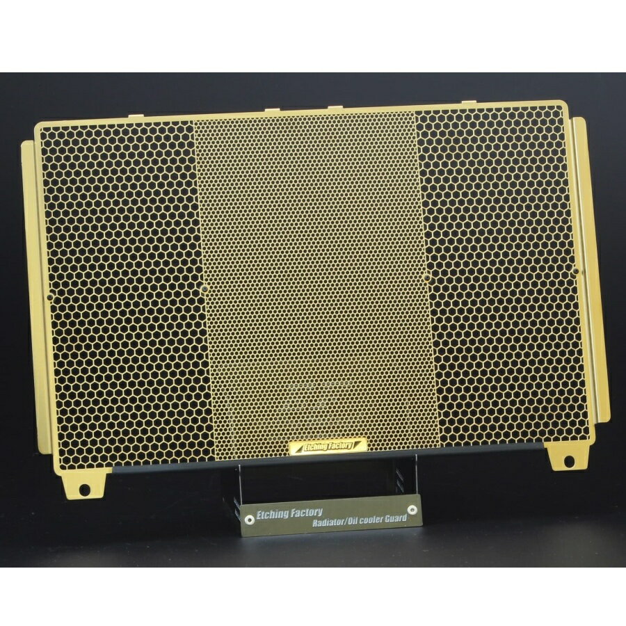 エッチングファクトリー Ninja1100SX(25〜)用 ラジエターコアガード SGL ゴールド/青 RGK-Z900RS-01-SG..