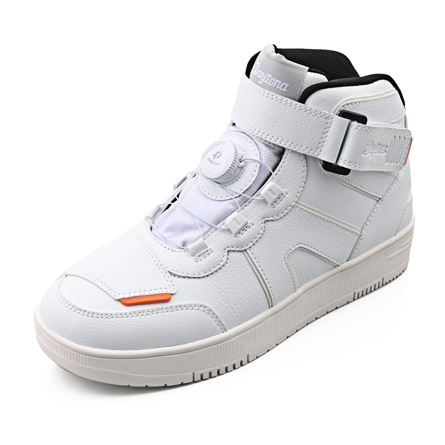 DAYTONA DS-501 D-WP ライディングシューズ ソリッドホワイト 25.5cm 61591 バイク