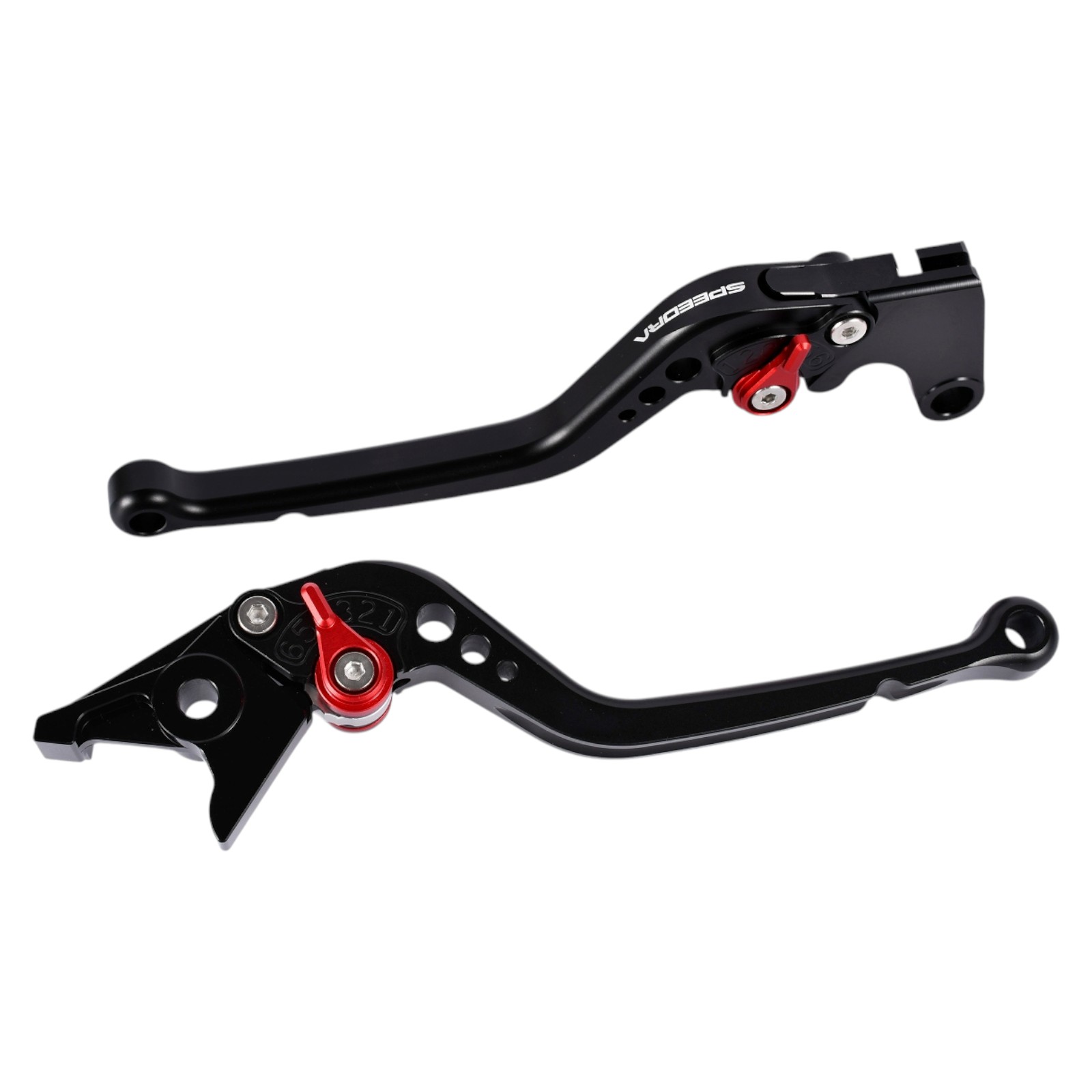 SPEEDRA アジャストレバー スタンダードロング(レバー/マットブラック アジャスター/マットブルー) YAMAHA用 LVBM091BK-BE バイク