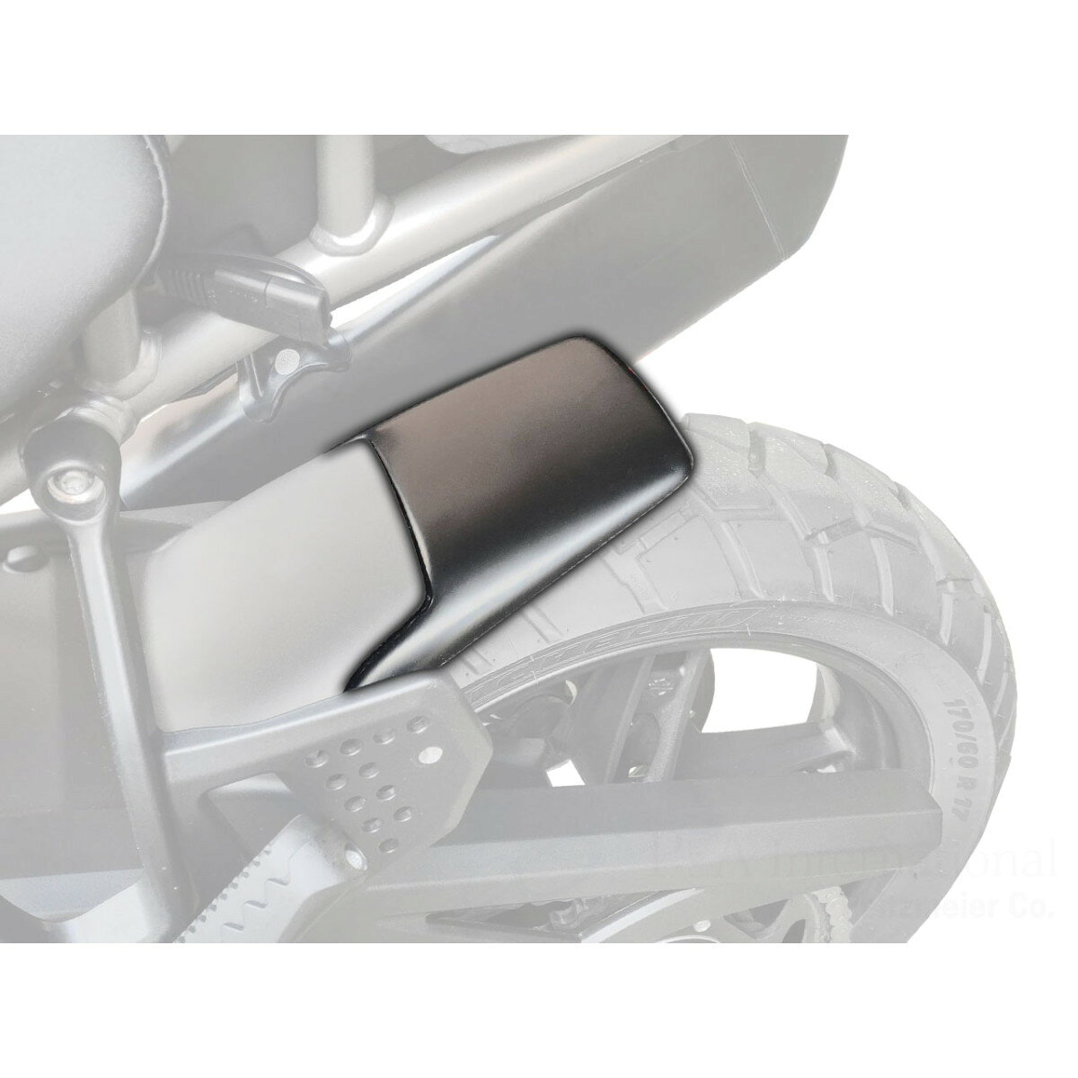 P&A International(パイツマイヤーカンパニー) リアエクステンドフェンダー ハーレー用 マットブラック PA7862B バイク 外装パーツ