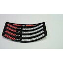 KOSO(コーソー) リムステッカー 黒 10インチ用 KS-STICK-RIM-B10 バイク(2)
