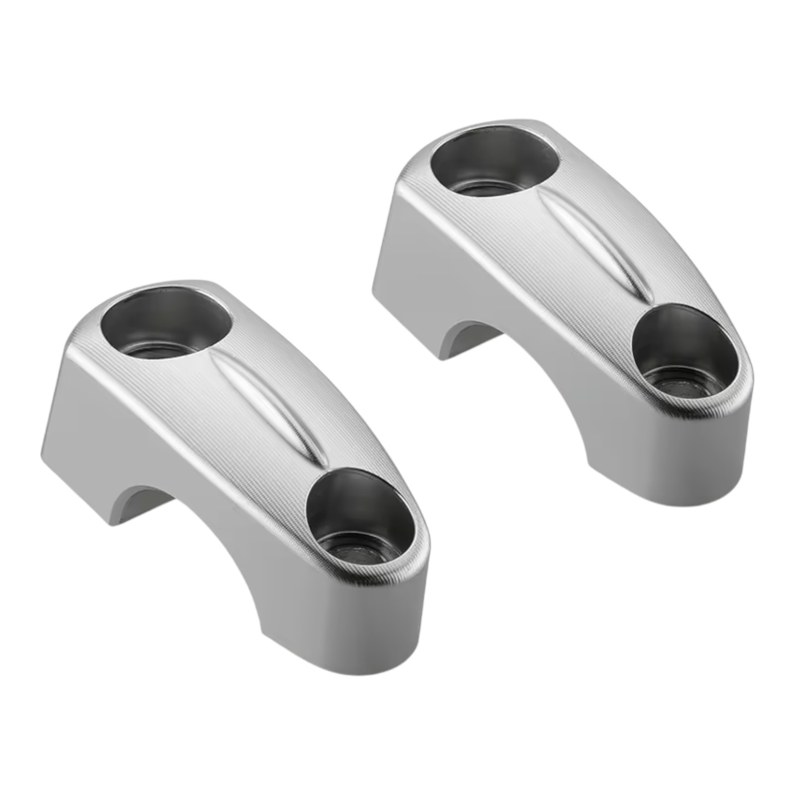 rezoma ハンドルバークランプ シルバー AZ452A バイク ハンドルホルダー・ライザー・ポスト