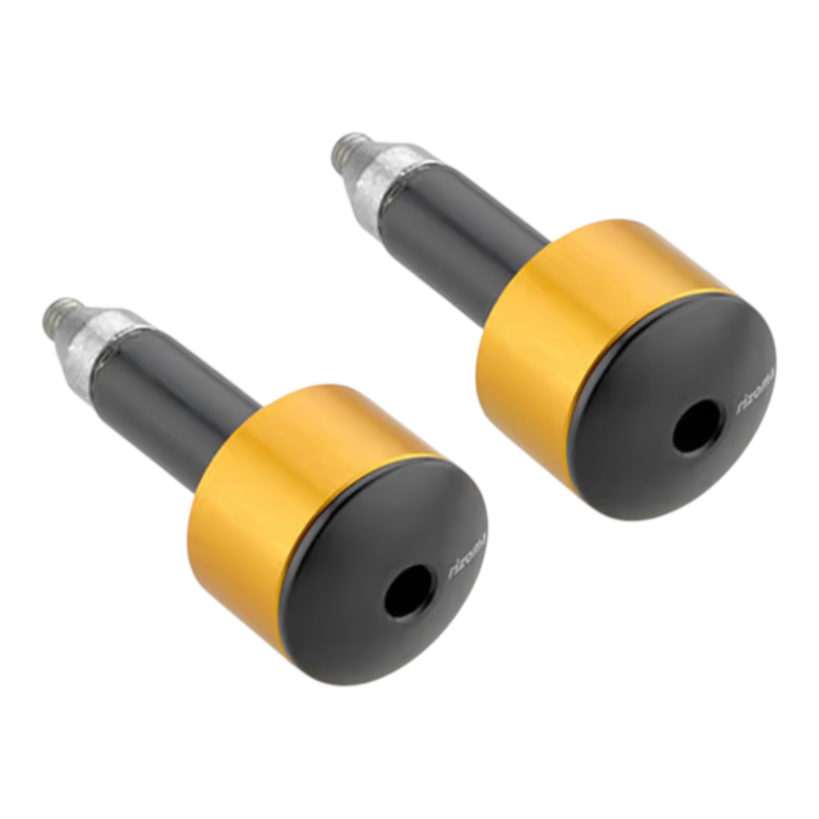 rezoma ハンドルバーキャップ「Racing(S)」 ゴールド MA533G バイク グリップエンド・バーエンド