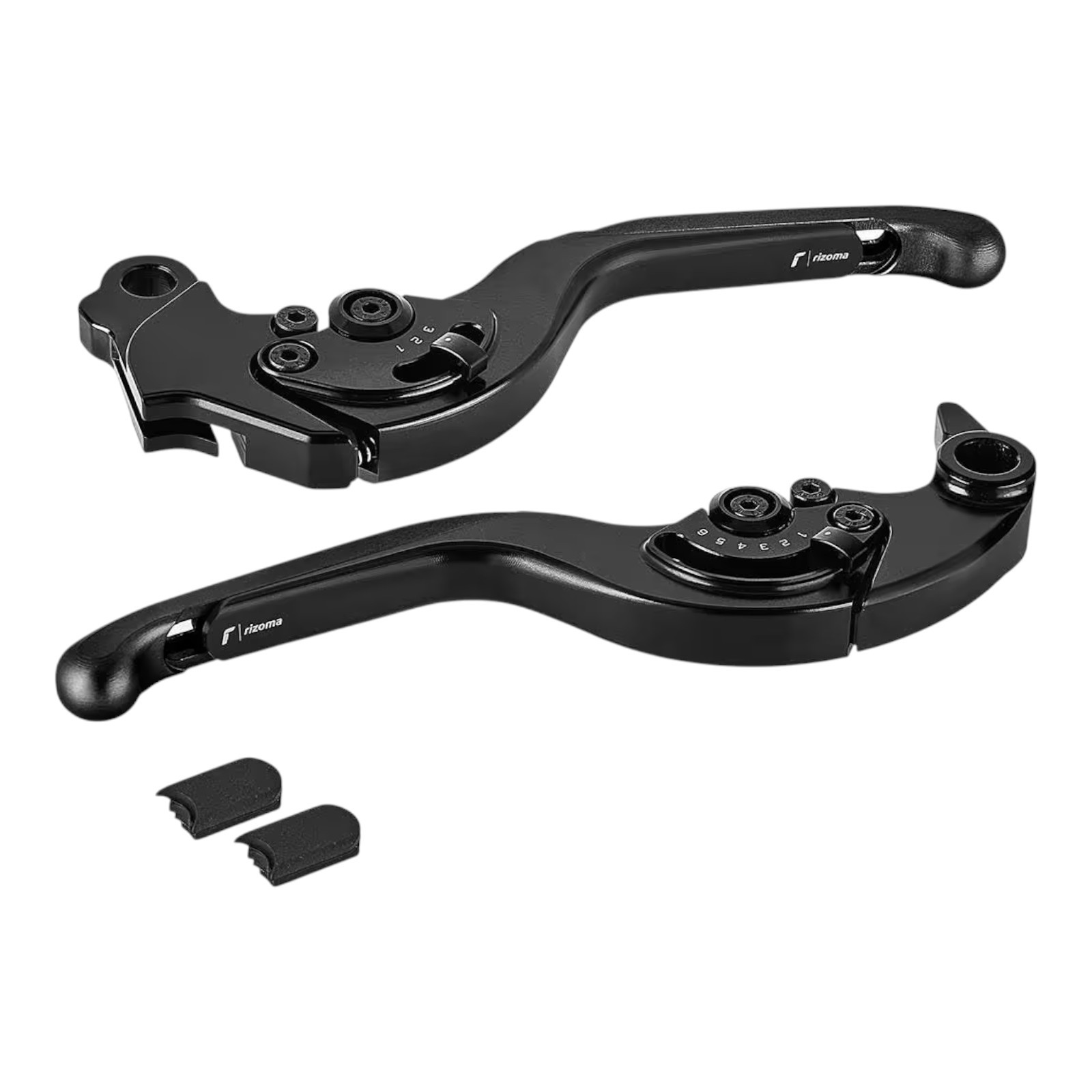 rezoma ブレーキレバー「ADJUSTABLE PLUS」 ブラック LCX204B バイク