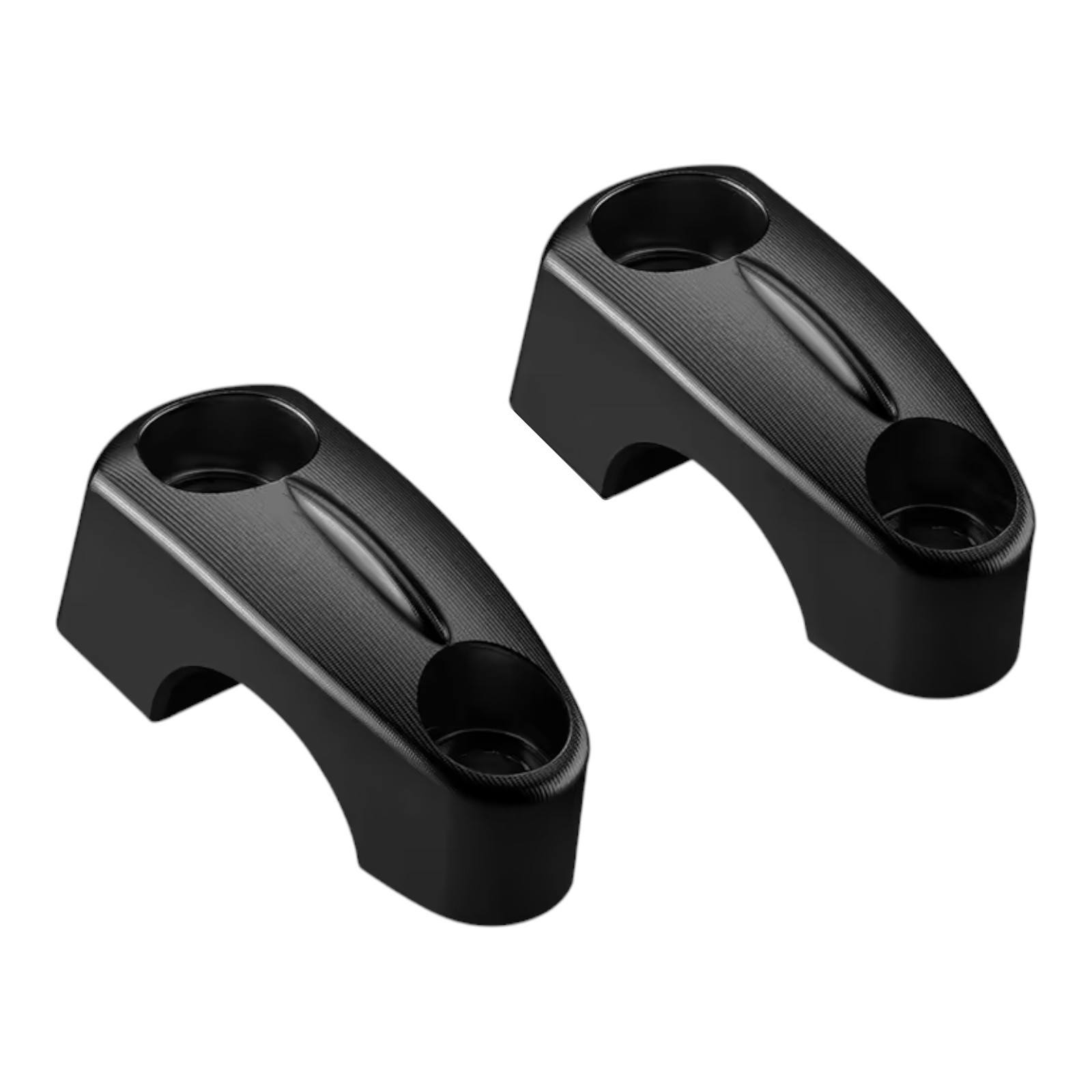 rezoma ハンドルバークランプ ブラック AZ452B バイク ハンドルホルダー・ライザー・ポスト