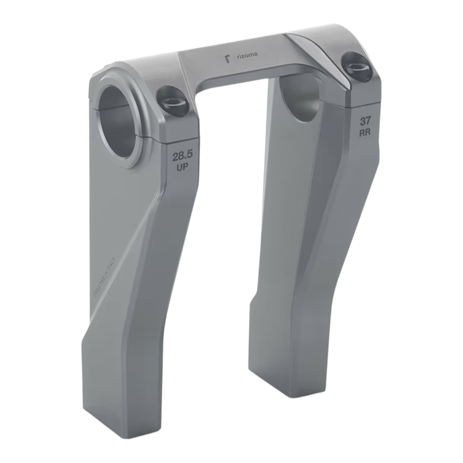 rezoma ハンドルアップ・セットバックキット グレー ZHD155D バイク ハンドルホルダー・ライザー・ポスト