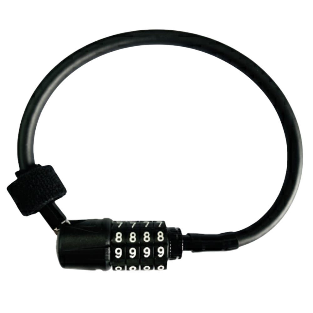 J&C 可変多用途コンパクトダイヤルワイヤーロック ブラック JC-085W 自転車 セキュリティ(4)