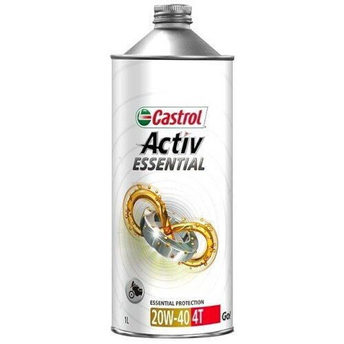 Castrol(JXg[) oCN 4XgGWIC ACTIV ESSENTIAL 4T 20W-40 1L 09422