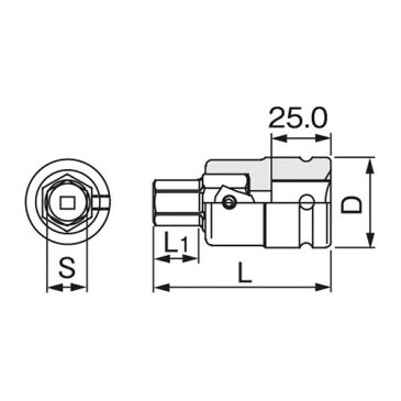 取寄 6AH-S21 6AH-S21 インパクトビットソケット TONE(トネ) 1個