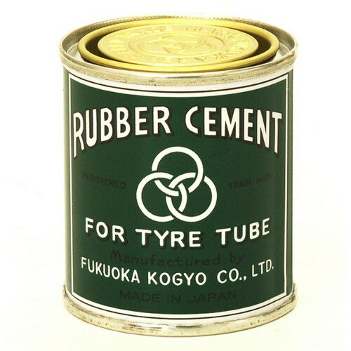 福岡工業 ミツワ ラバーセメント 小缶ゴムのり 90ml 自転車