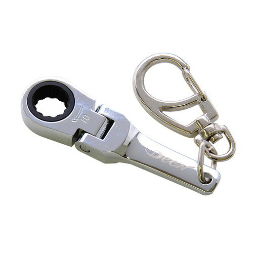 DEEN(ディーン) DEEN 10mmラチェットメガネキーホルダー DNC-10KEY ギアレンチ・ラチェットレンチ