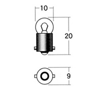 スタンレー(STANLEY) バイク メーター球 メーターポジション球 A72A 12V3.4W